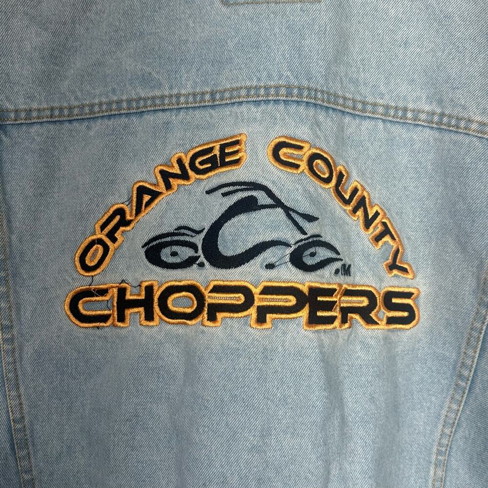 Orange County Choppers Denim Jacket Size Medium - Picture 5 of 8